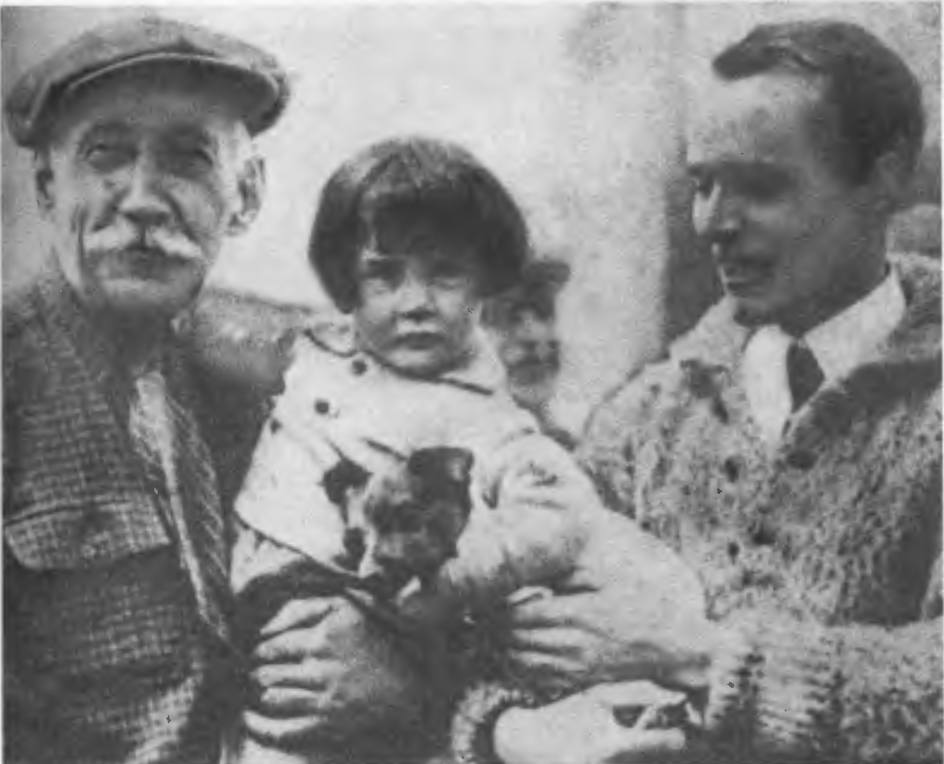 Амундсен, американская девочка, Титина и Нобиле на обратной дороге в Европу с Аляски