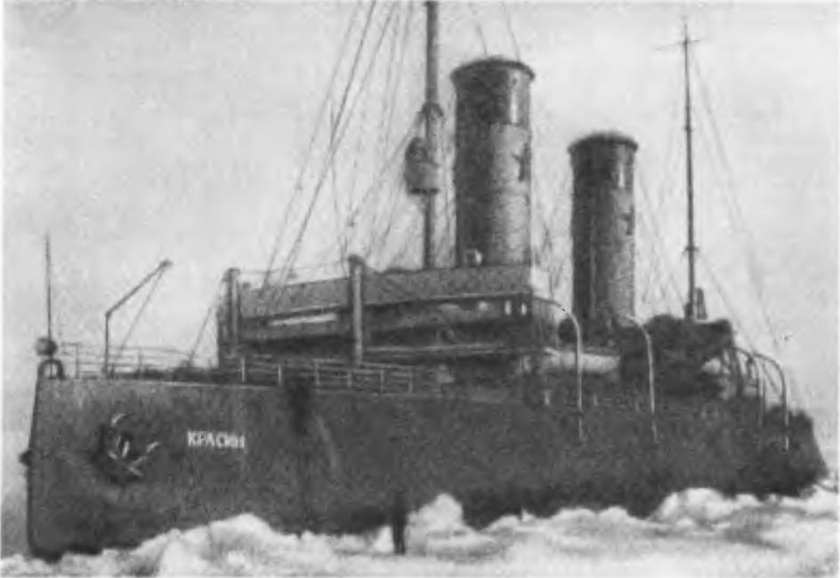 Советские спасители — ледокол «Красин»