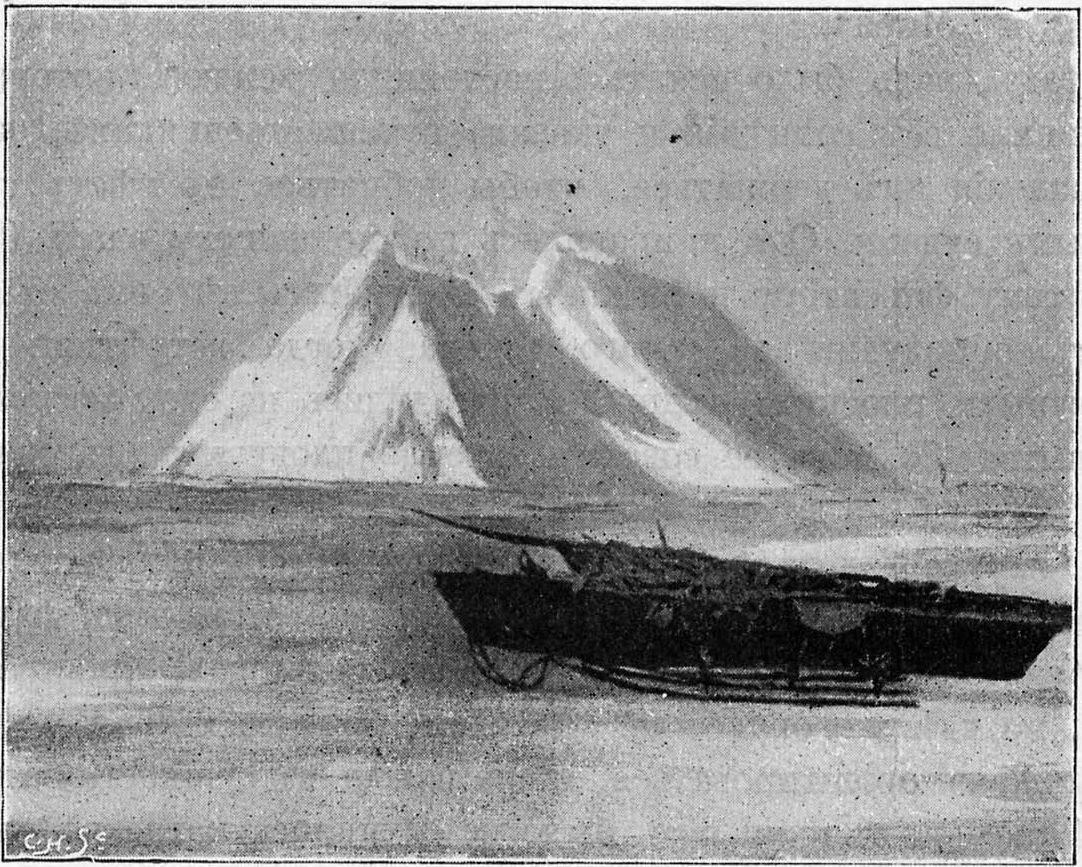 Ледяные скалы. Фотография снятая 15 августа 1896 г.