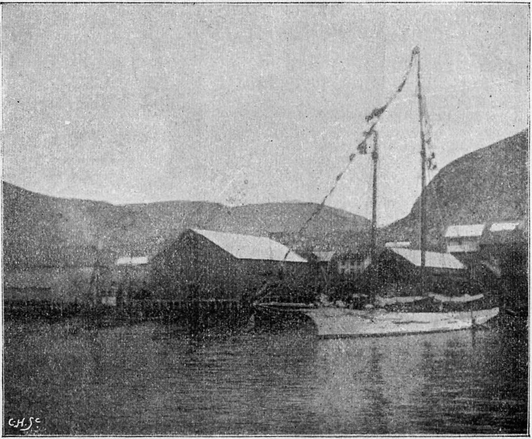 Прибытие «Отарии» в Гамерфест. Фотография 18 августа 1897 г.