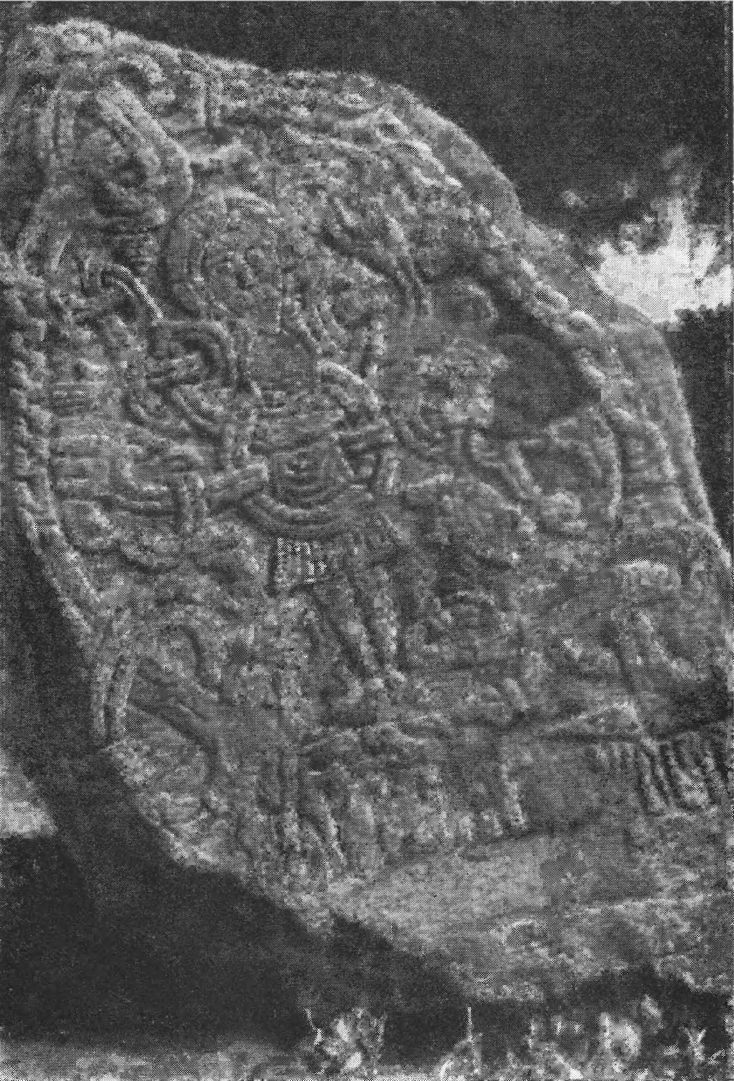 Изображение Христа на «камне Харальда» в Еллинге