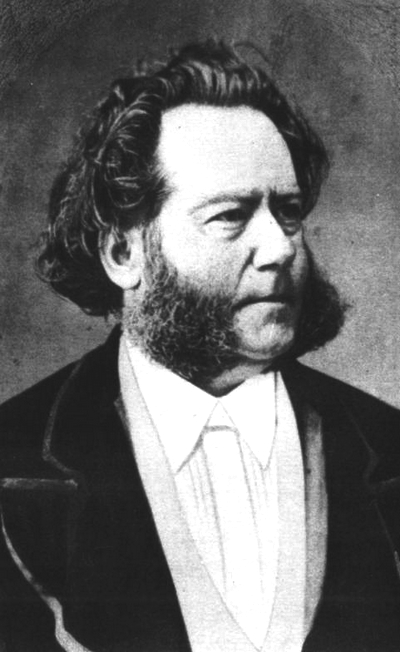 Хенрик Ибсен. Фото 1869 года