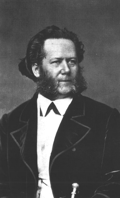 Хенрик Ибсен. Фото 1870 года