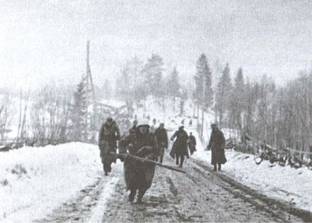 Наступление пехоты севернее Осло