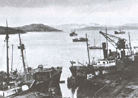 Германские суда в никелевом порту, Киркенес