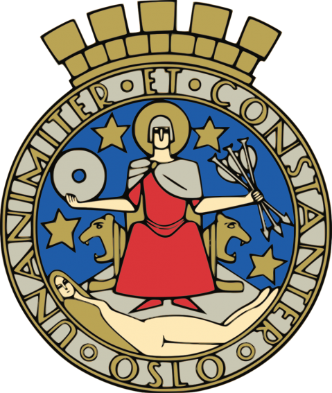 Сегодня на гербе Осло павшего бойца у ног святого Хальварда заменила женщина