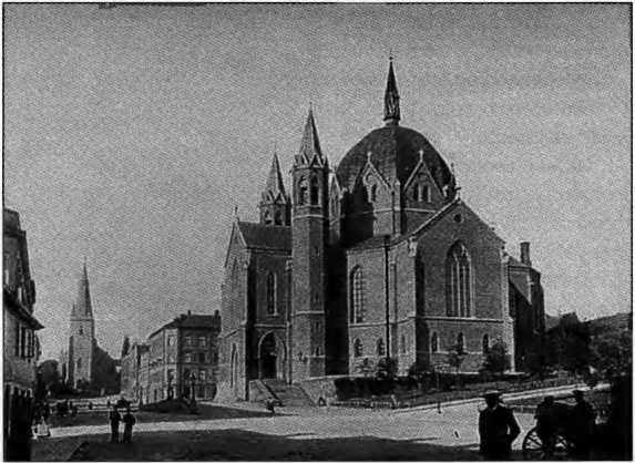 Церковь Святой Троицы в Осло в 1890 г