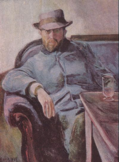 Портрет писателя Ханса Йегера. 1889