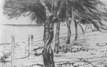 Пейзаж побережья.1902