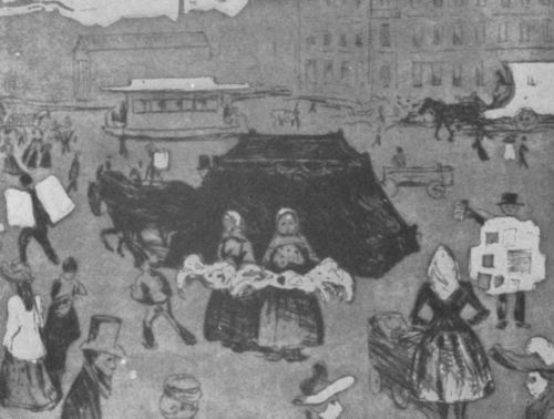 Потсдамская площадь. (Катафалк.) 1902