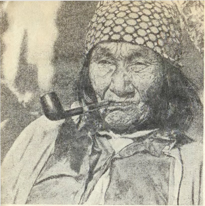 Пожилая индианка (наскапи) из Девис-Инлета